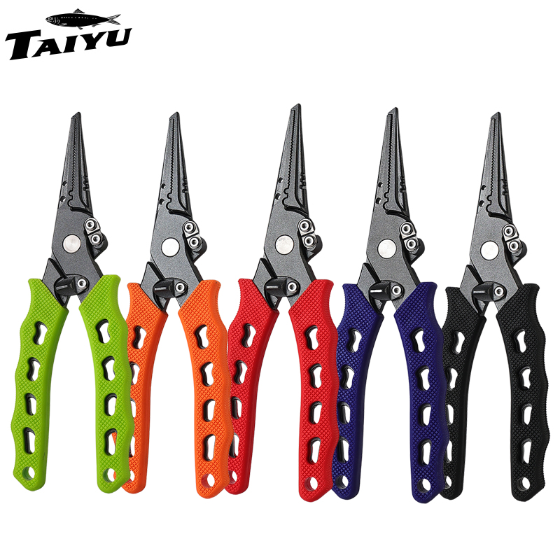 Fishing Pliers - TAIYU 5-Color Stainless Steel Lure Pliers