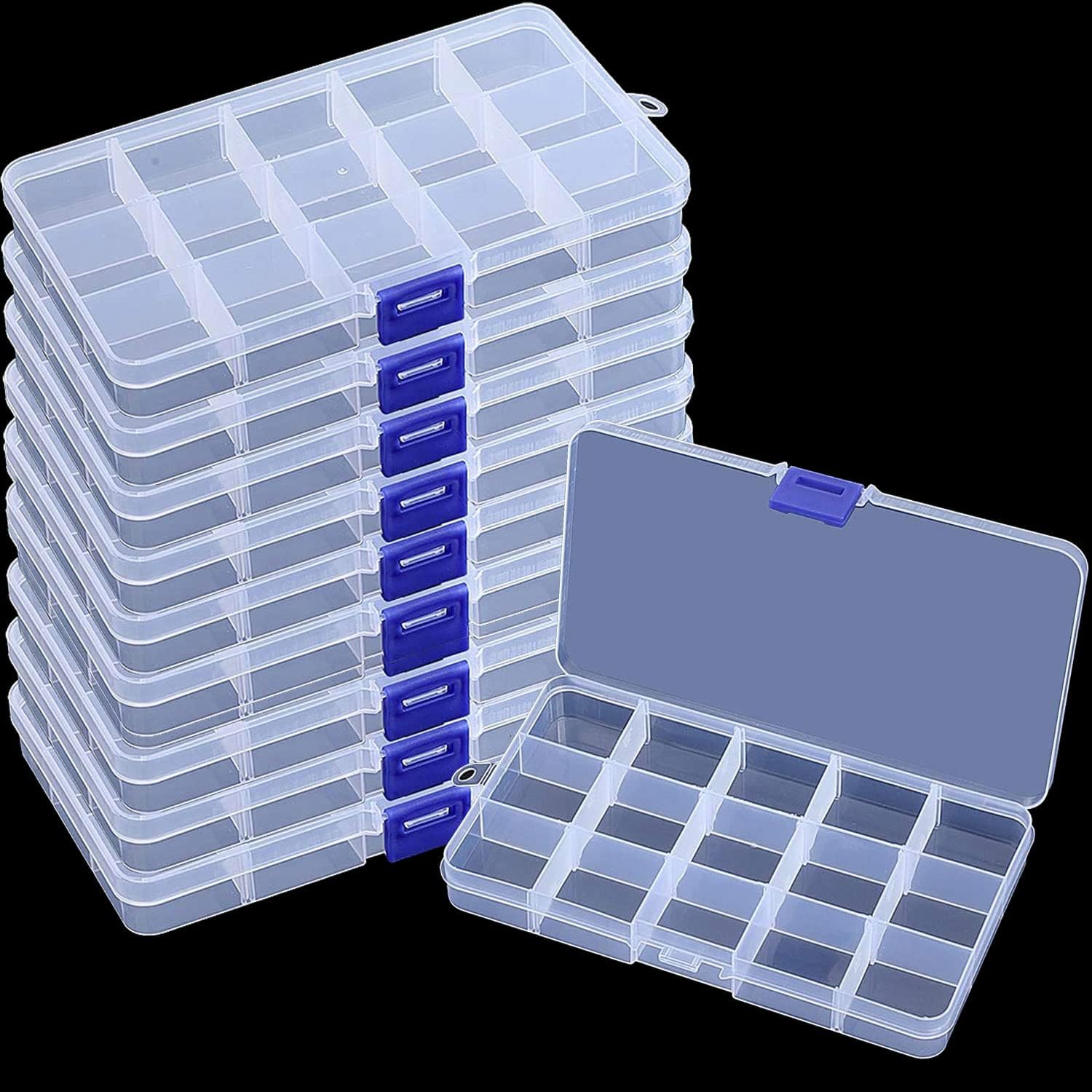 15 Grids Small Plastic Storage - Tackle Box ulasan dan harga