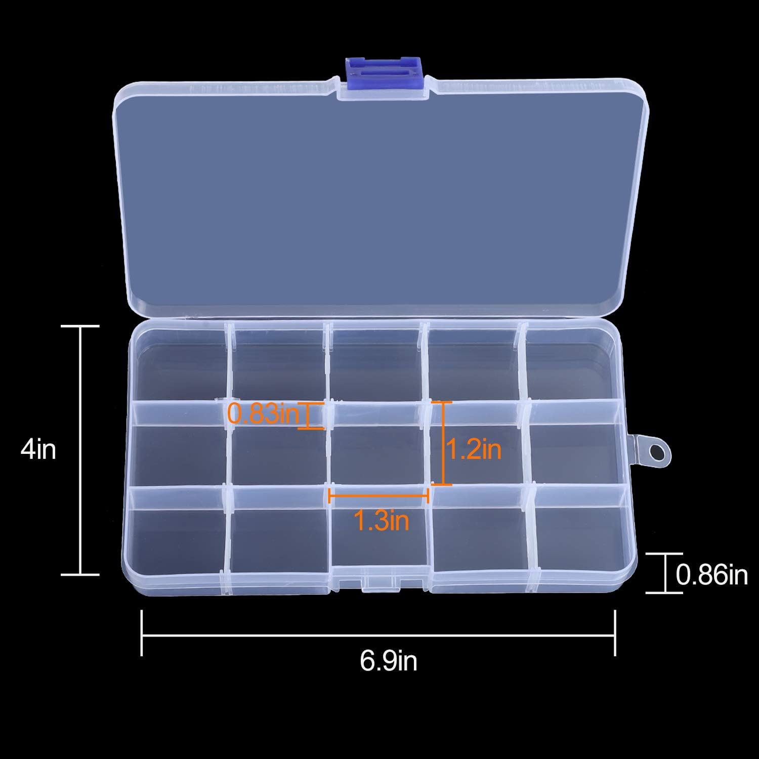 15 Grids Small Plastic Storage - Tackle Box ulasan dan harga