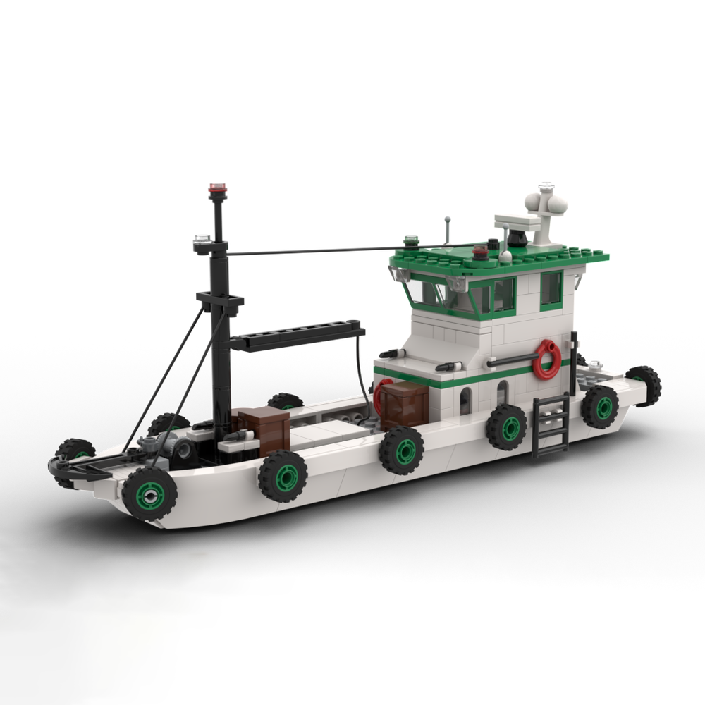 Fishing Boat Model MOC Buildin - Fishing Equipment Gifts ulasan dan harga