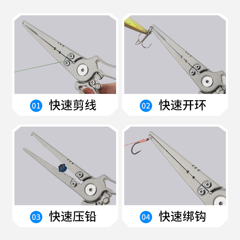Stainless Steel Die-casting Lu - Fishing Pliers ulasan dan harga