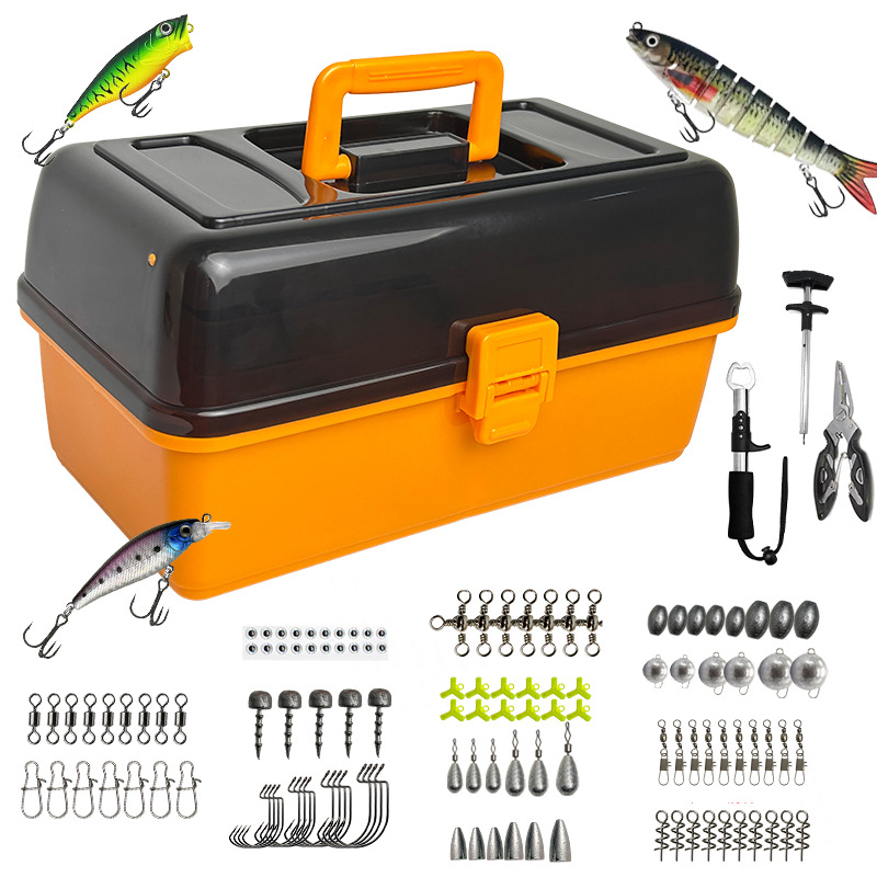 Large Four-Layer Outdoor Fishi - Tackle Box ulasan dan harga