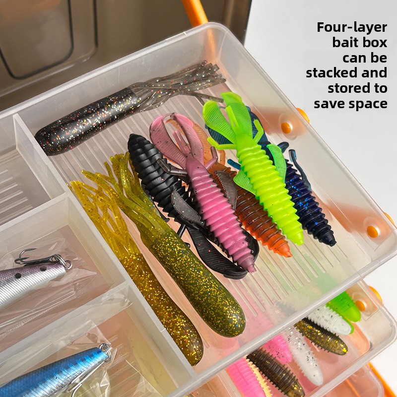 Large Four-Layer Outdoor Fishi - Tackle Box ulasan dan harga