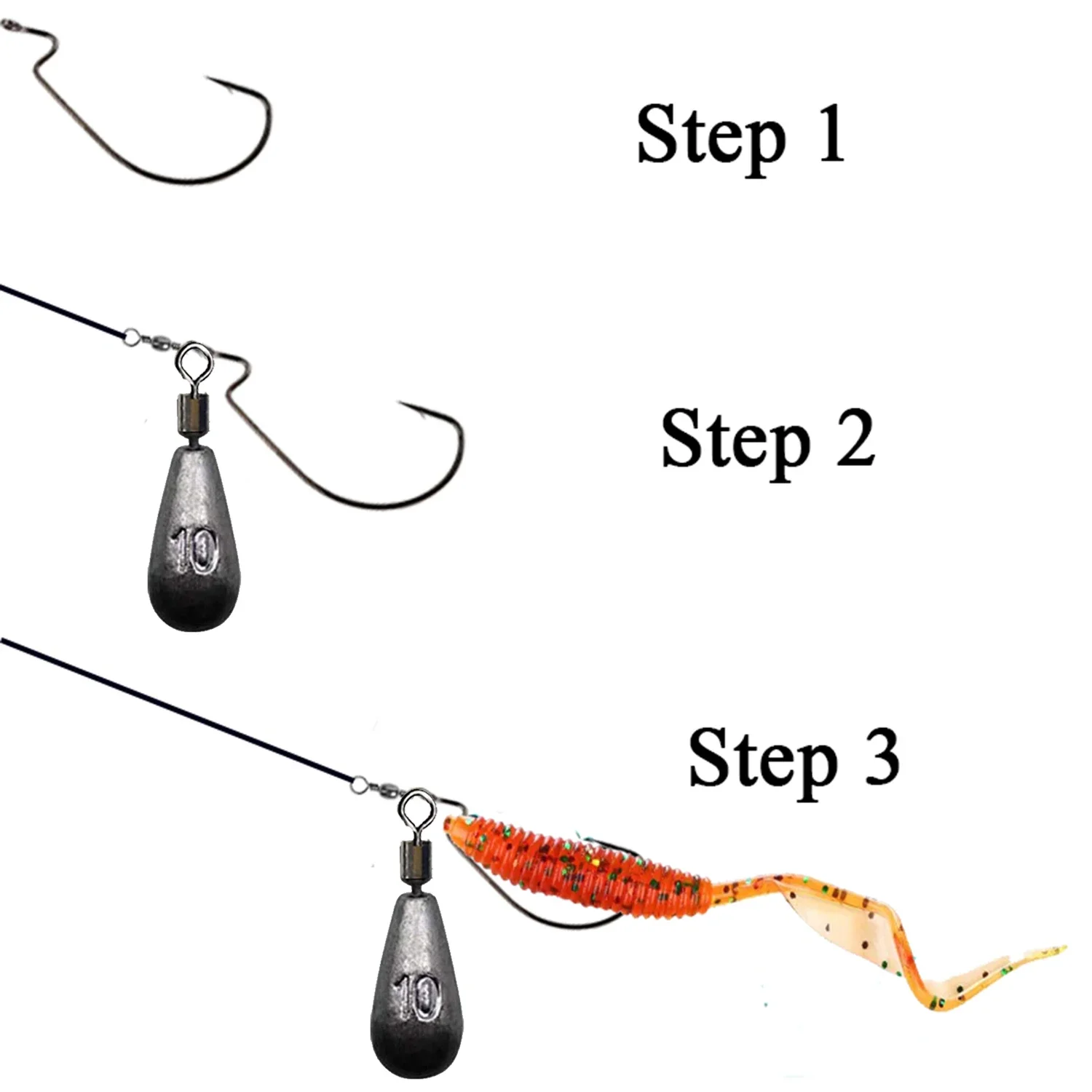 10pcs/lot Fishing Weight Sinke - Fishing Equipment For Beginners ulasan dan harga