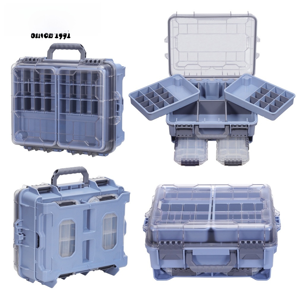 1pc Waterproof Double Layer Po - Fishing Equipment Storage ulasan dan harga