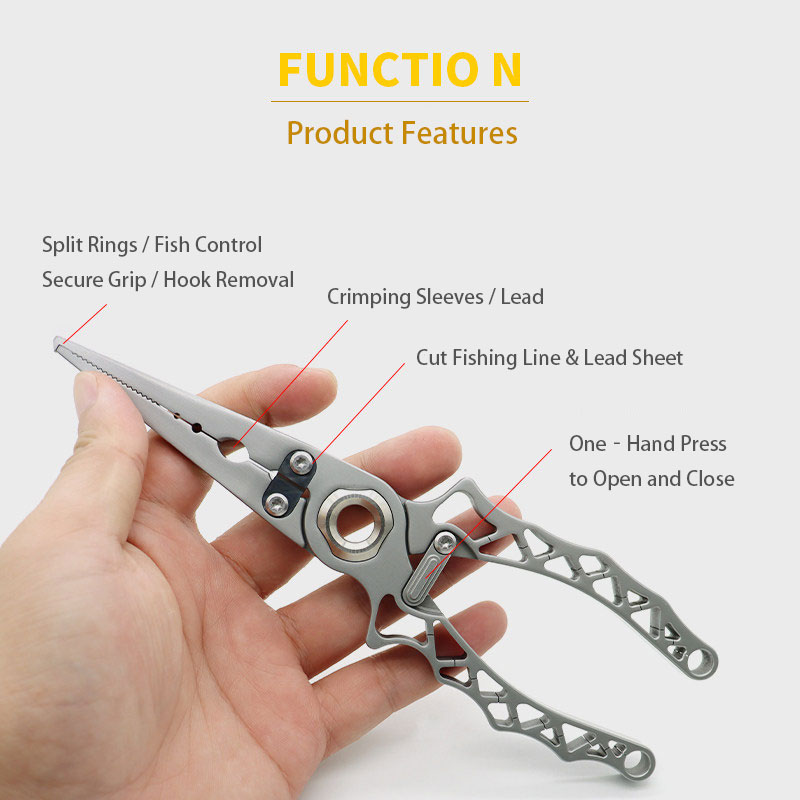 Portable Stainless Steel Fishi - Fishing Pliers ulasan dan harga