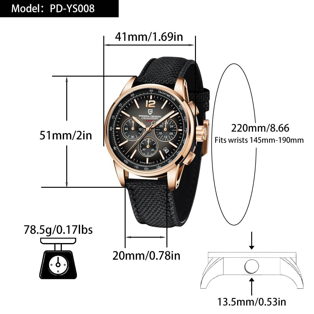 PAGANI DESIGN New Mens Watch 4 - Circle Hook Set ulasan dan harga