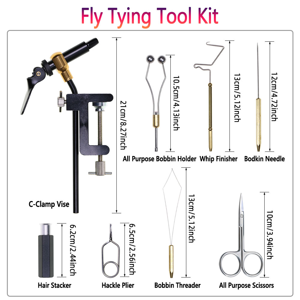 8pc/Set Hardened Steel C-Clamp - Fishing Pliers ulasan dan harga