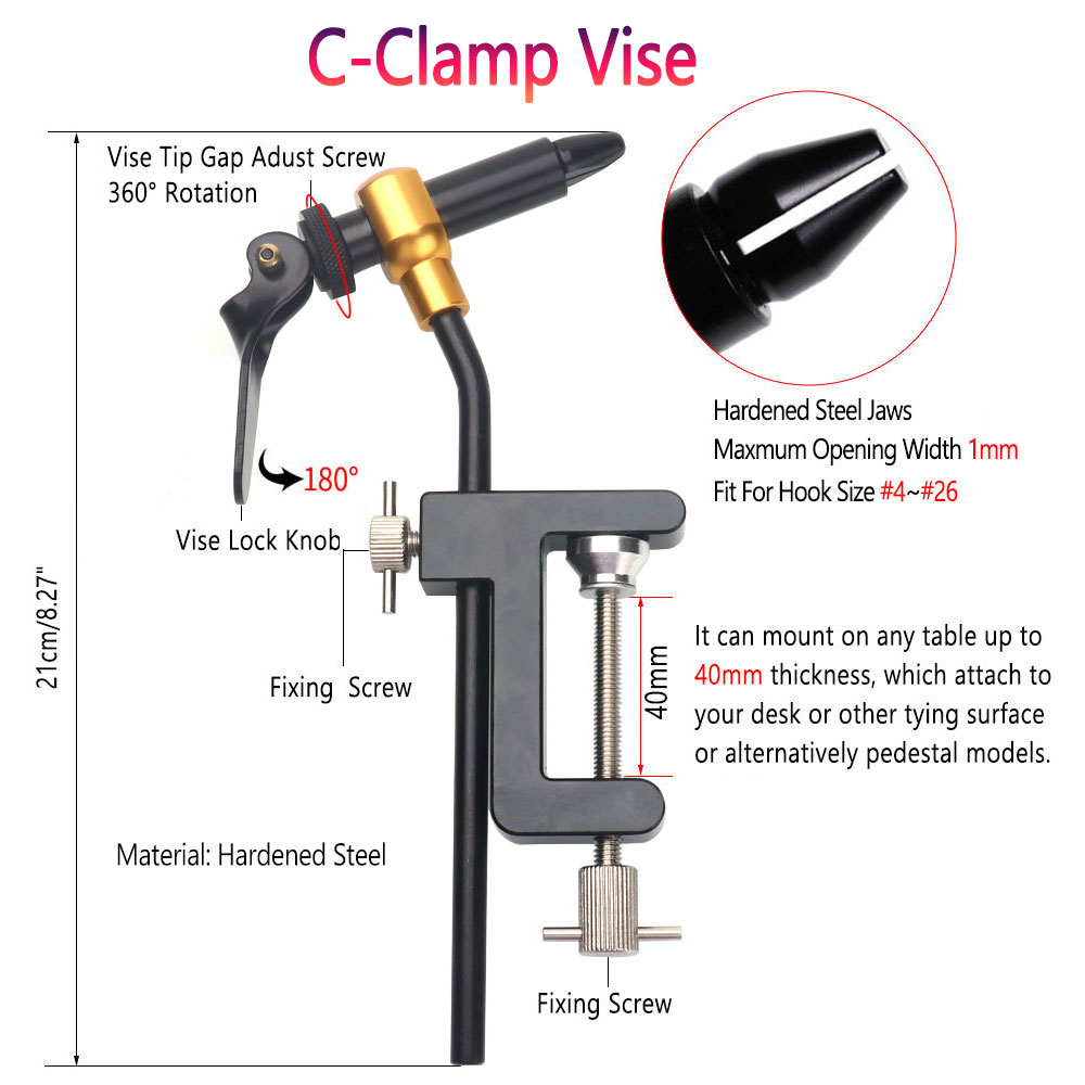 8pc/Set Hardened Steel C-Clamp - Fishing Pliers ulasan dan harga